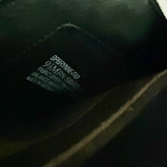 BP x NORDSTROM | Black Suede Pointed Toe Booties Brown Heel | Size 9.5 - Picture 8 of 8